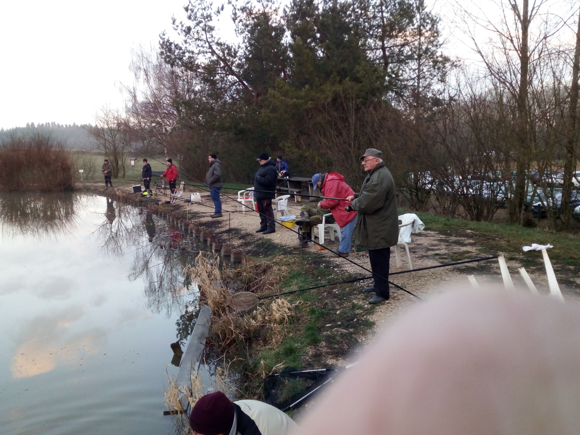 Beaucoup de pêcheurs pour l'ouverture du 7 mars 2020