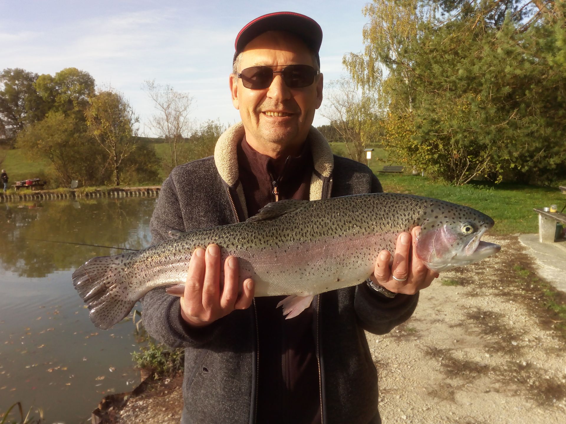 Le 27 octobre, bonne journée pour Gilles, 1ère grosse après 3 échecs, 2kg520