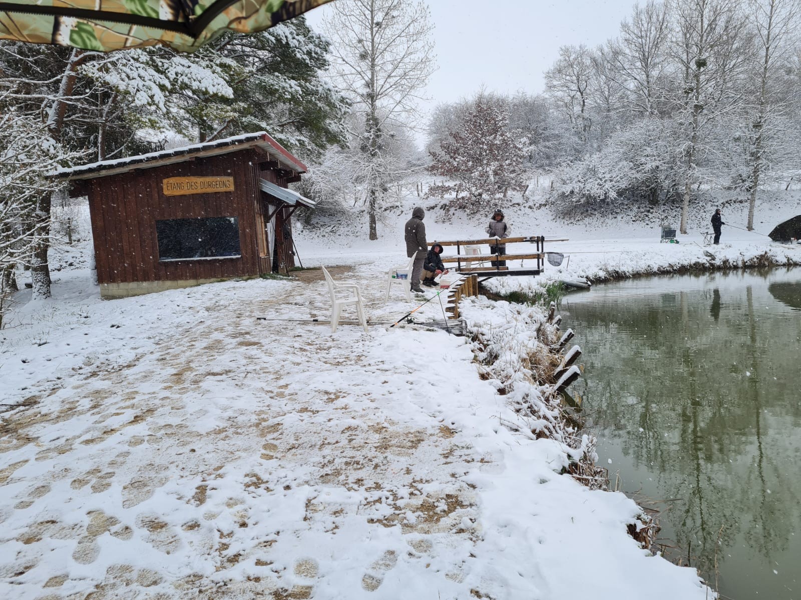 La neige et le froid se sont invités à cette journée